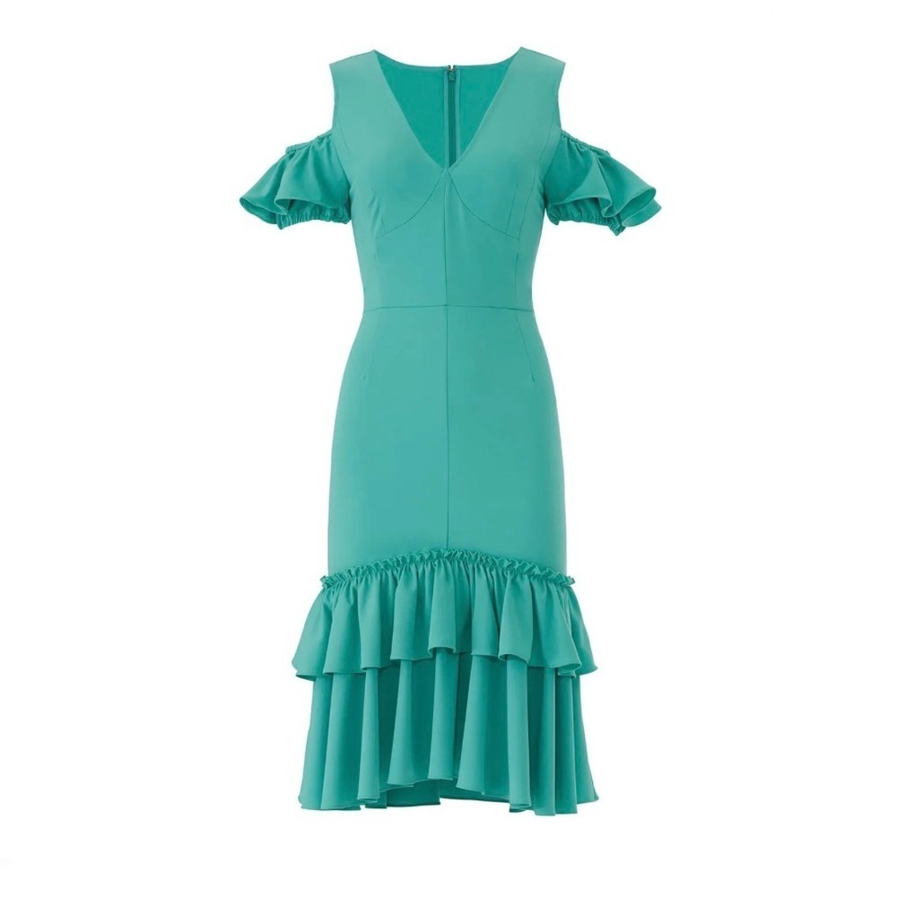 RTR Tome NYC Teal Mermaid Dress size 4